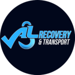 al recovery and transport logo circle created by astory media