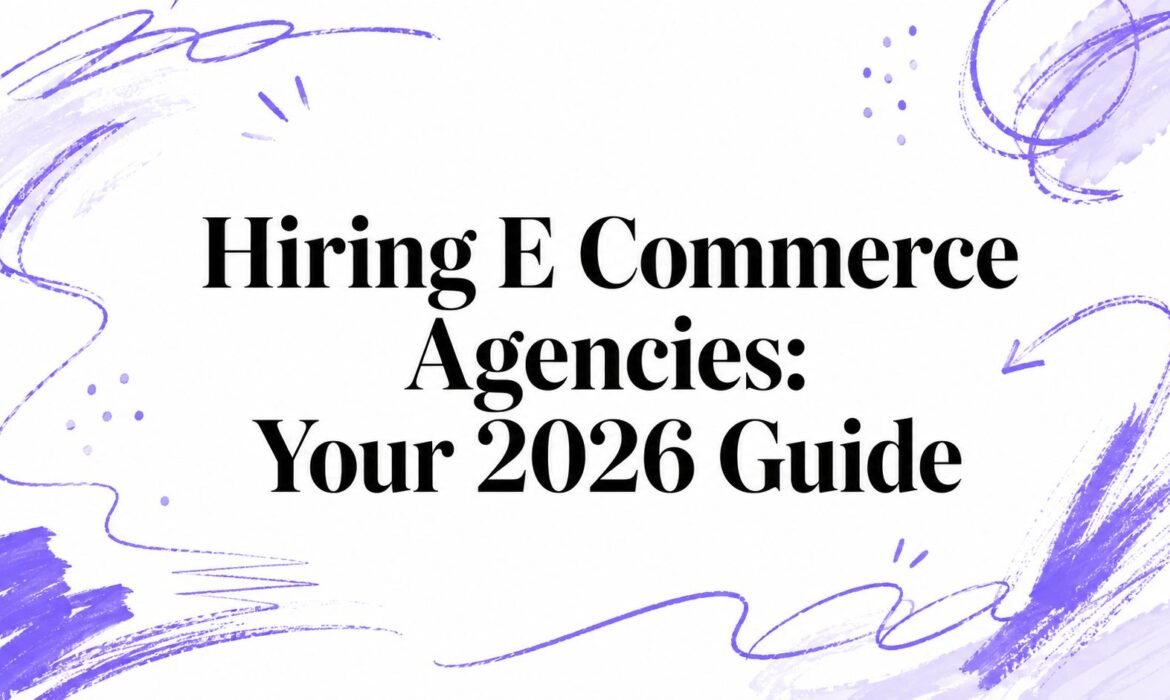 Hiring E Commerce Agencies: Your 2026 Guide